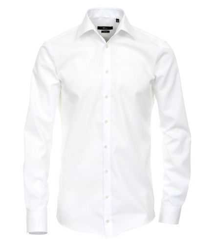 VENTI Popeline Hemd unifarben extra langer Arm 69cm