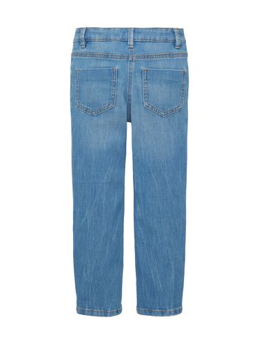 TOM TAILOR Straight Jeans mit Schlitz vorne