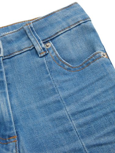 TOM TAILOR Straight Jeans mit Schlitz vorne