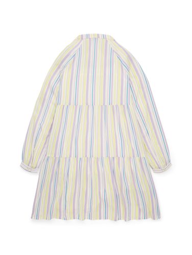 TOM TAILOR Gestreiftes Kleid mit Volants