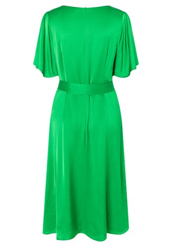 MORE & MORE Satinkleid fresh green Frühjahrs-Kollektion