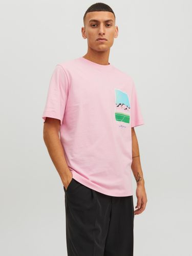 JACK & JONES JACK&JONES JORTULUM LANDSCAPE TEE SS CREW NECK