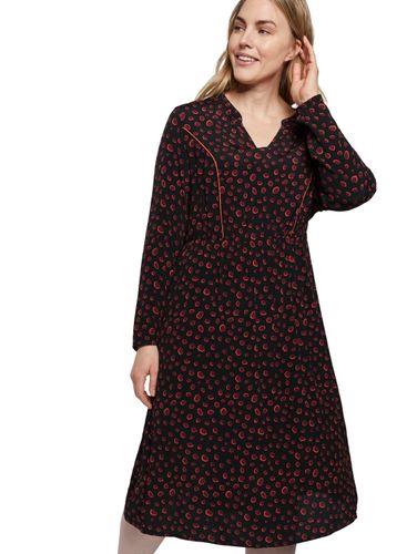 TOM TAILOR Boho Midi-Kleid mit Muster
