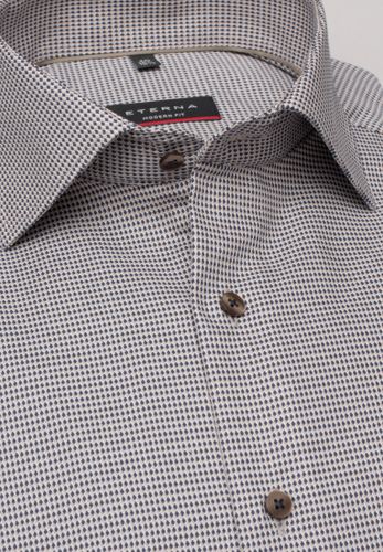 ETERNA Hemd Panama Langarm