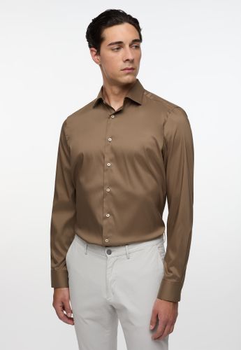 ETERNA Performance Shirt Twill-Stretch Langarm
