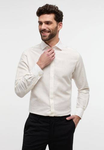 ETERNA Linen Shirt Twill Langarm