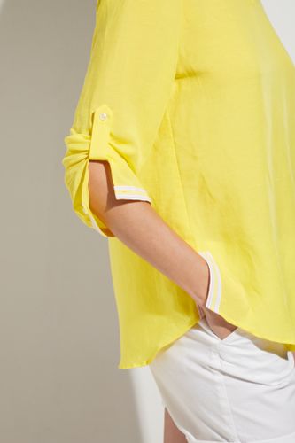 ETERNA Bluse Leinen 3/4-Arm