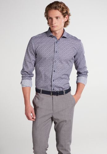 ETERNA Hemd Leinwandgewebe Langarm