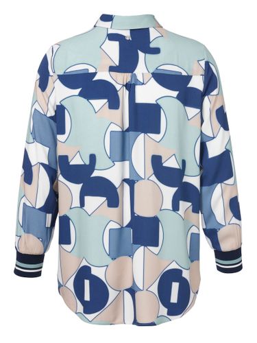 FRAPP Bluse Hemdkragen 1/1 Arm Druck