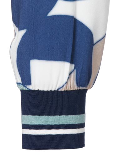 FRAPP Bluse Hemdkragen 1/1 Arm Druck