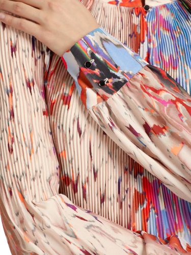 MARC CAIN Plissiertes Kleid "Rethink Together"