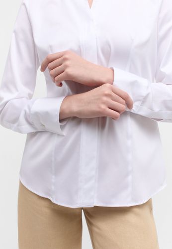 ETERNA Satin Shirt Bluse Satingewebe Langarm
