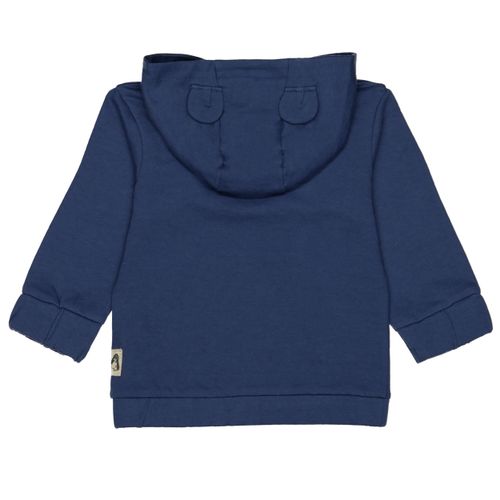STACCATO Kapuzen-Sweatshirt mit kurzer Knopfleiste
