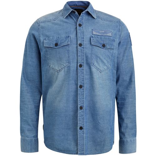 PME PME LEGEND Long Sleeve Shirt Indigo Corduroy XXL