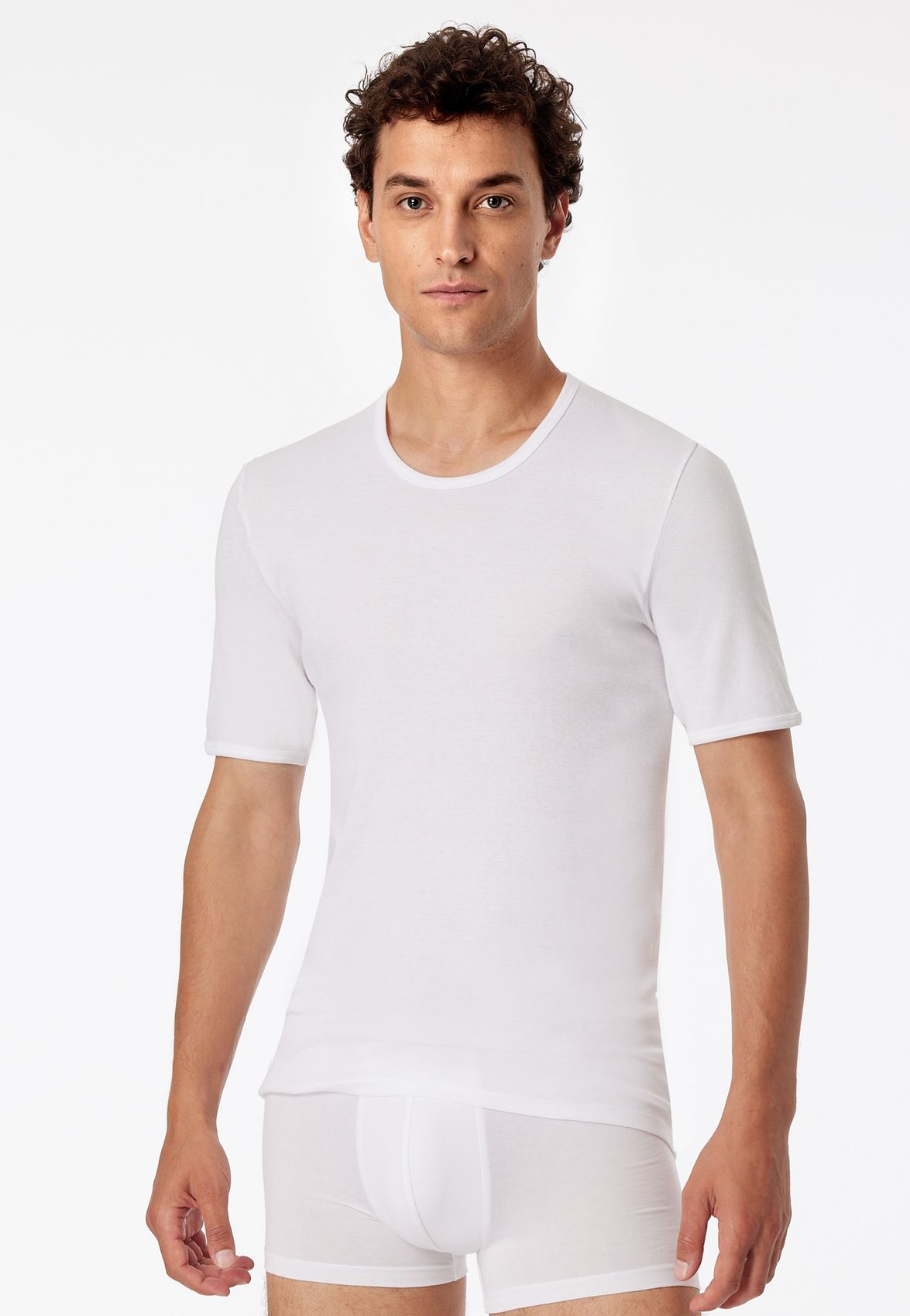 SCHIESSER Feinripp-Kurzarmshirt