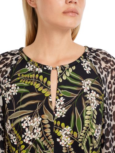 MARC CAIN Körpernahes Kleid mit Mustermix
