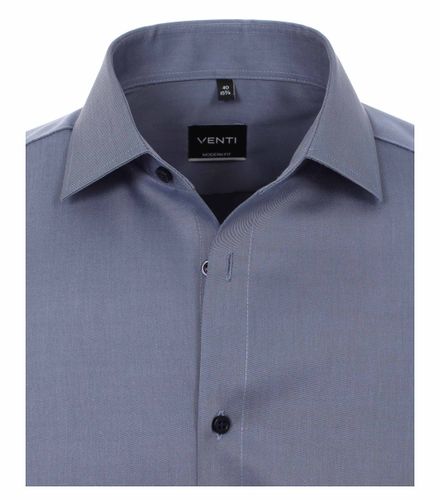 VENTI Twill Hemd unifarben extra langer Arm 72cm
