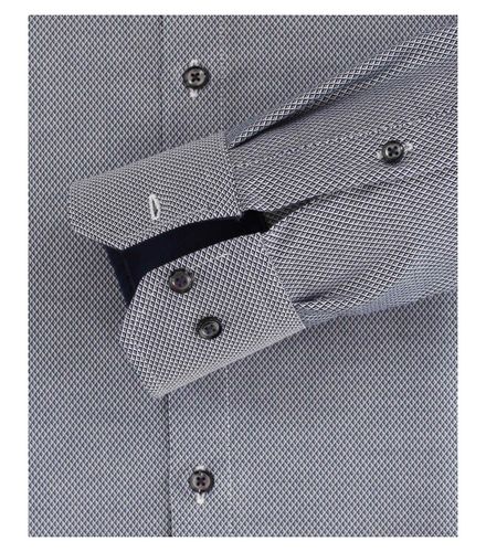 VENTI Dobby Hemd uni