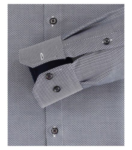 VENTI Dobby Hemd uni