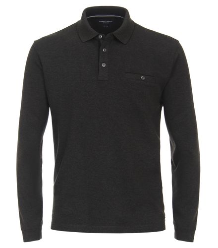 CASA MODA Polo-Shirt Langarm gestreift