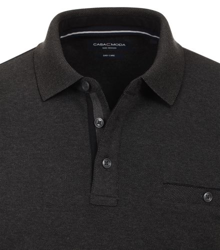 CASA MODA Polo-Shirt Langarm gestreift