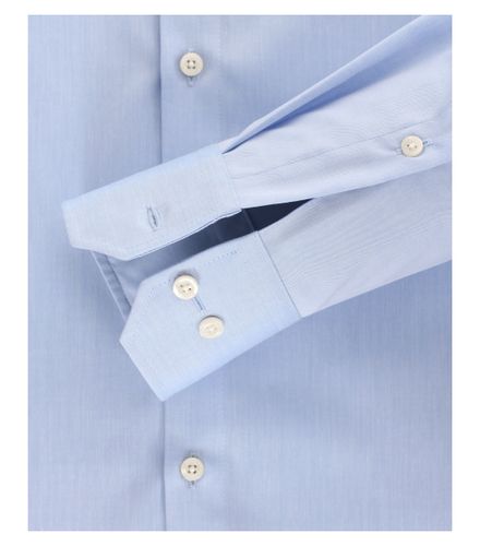 VENTI Popeline Hemd unifarben extra langer Arm 69cm