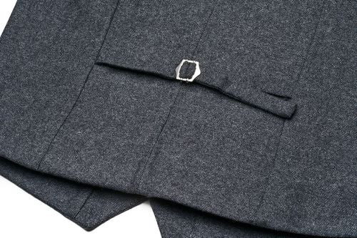 SEIDENFALTER Set Weste,Fliege+Tuch Uni