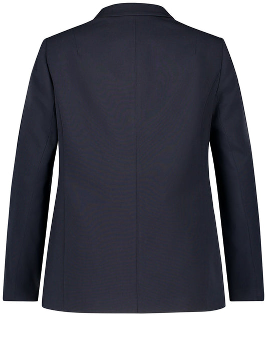 SAMOON Klassischer Blazer mit Paspeltaschen