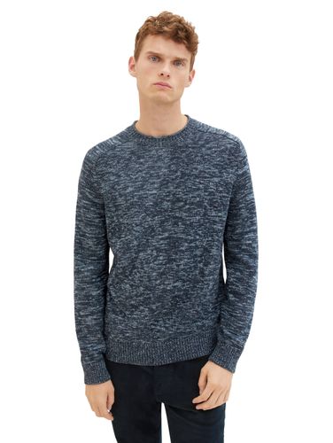 TOM TAILOR Strickpullover in Melange Optik