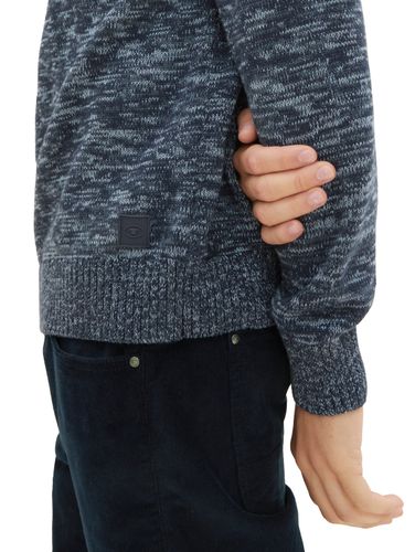 TOM TAILOR Strickpullover in Melange Optik