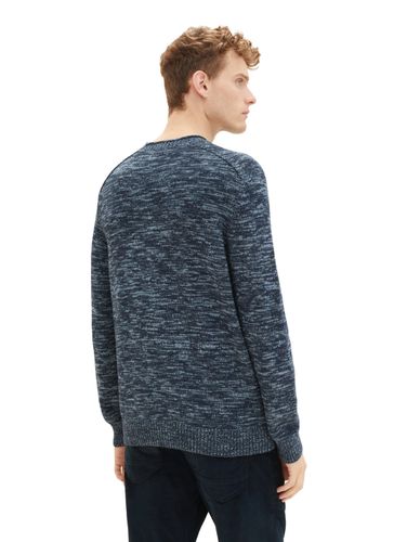 TOM TAILOR Strickpullover in Melange Optik