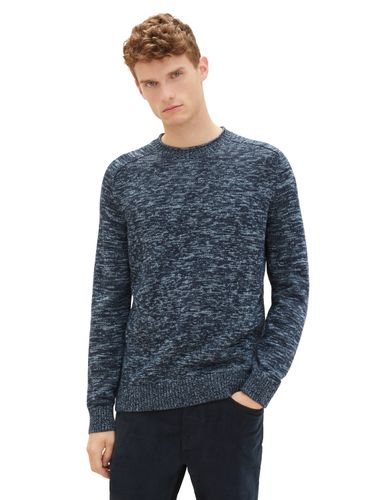 TOM TAILOR Strickpullover in Melange Optik