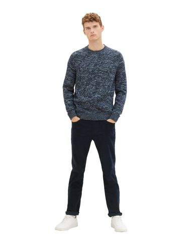 TOM TAILOR Strickpullover in Melange Optik