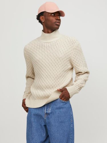 JACK & JONES JACK&JONES JORCOSY KNIT CABLE HIGH NECK LN