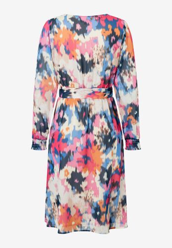 MORE & MORE Chiffonkleid mit abstraktem Print Frühjahrs-Kollektion