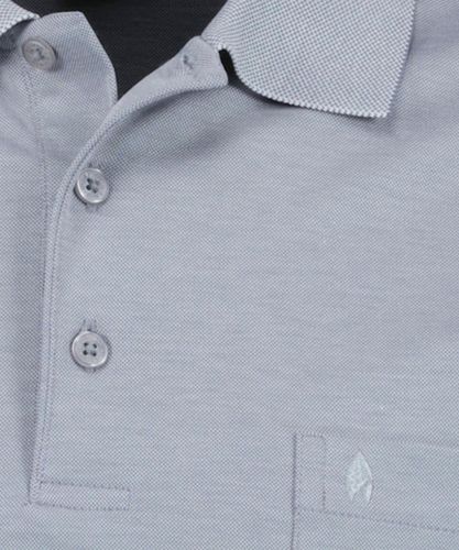 RAGMAN Softknit-Polo mit Brusttasche, kurzarm