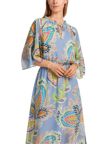 MARC CAIN Kleid mit stilisiertem Paisley-Print