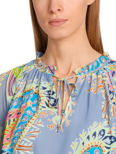 MARC CAIN Kleid mit stilisiertem Paisley-Print