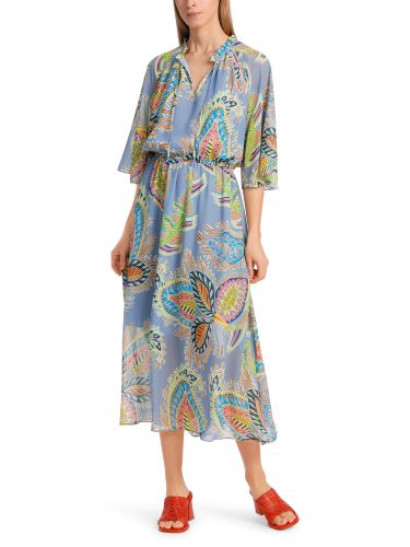 MARC CAIN Kleid mit stilisiertem Paisley-Print