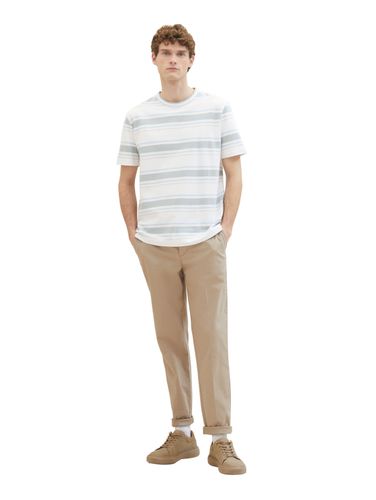 TOM TAILOR structured stripe t-shirt