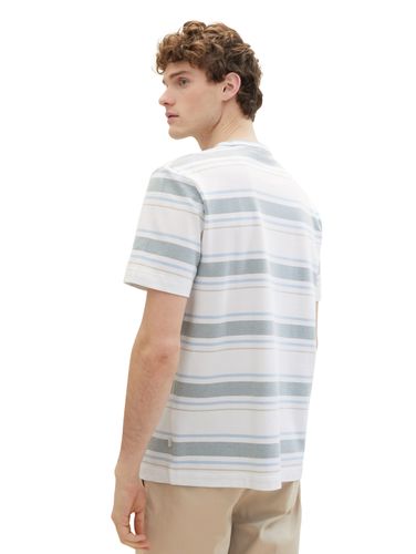 TOM TAILOR structured stripe t-shirt