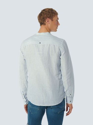 NO EXCESS NO EXCESS Shirt Granddad Stripe With Linen