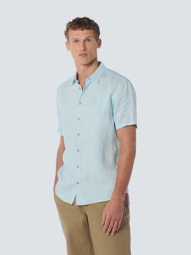NO EXCESS Shirt Short Sleeve Linen Solid