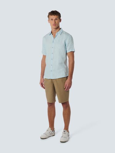 NO EXCESS Shirt Short Sleeve Linen Solid