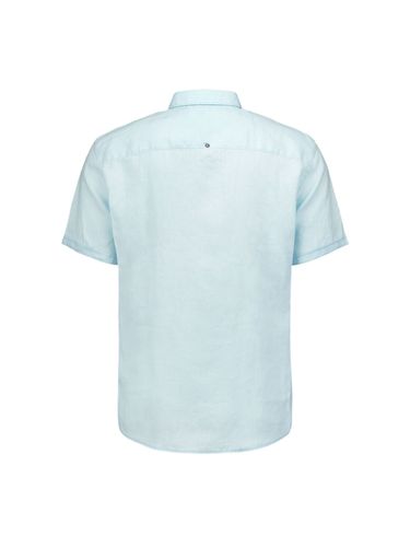 NO EXCESS Shirt Short Sleeve Linen Solid