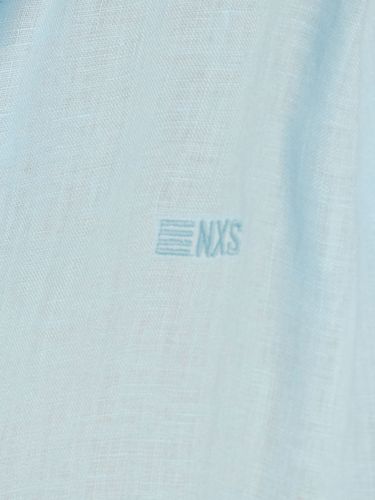 NO EXCESS Shirt Short Sleeve Linen Solid