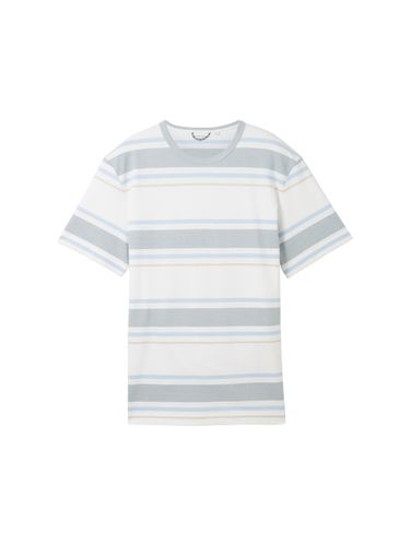 TOM TAILOR structured stripe t-shirt