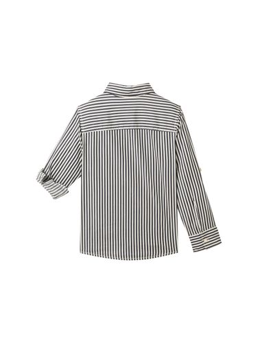 TOM TAILOR Gestreiftes Hemd mit Turn-up-Ärmeln