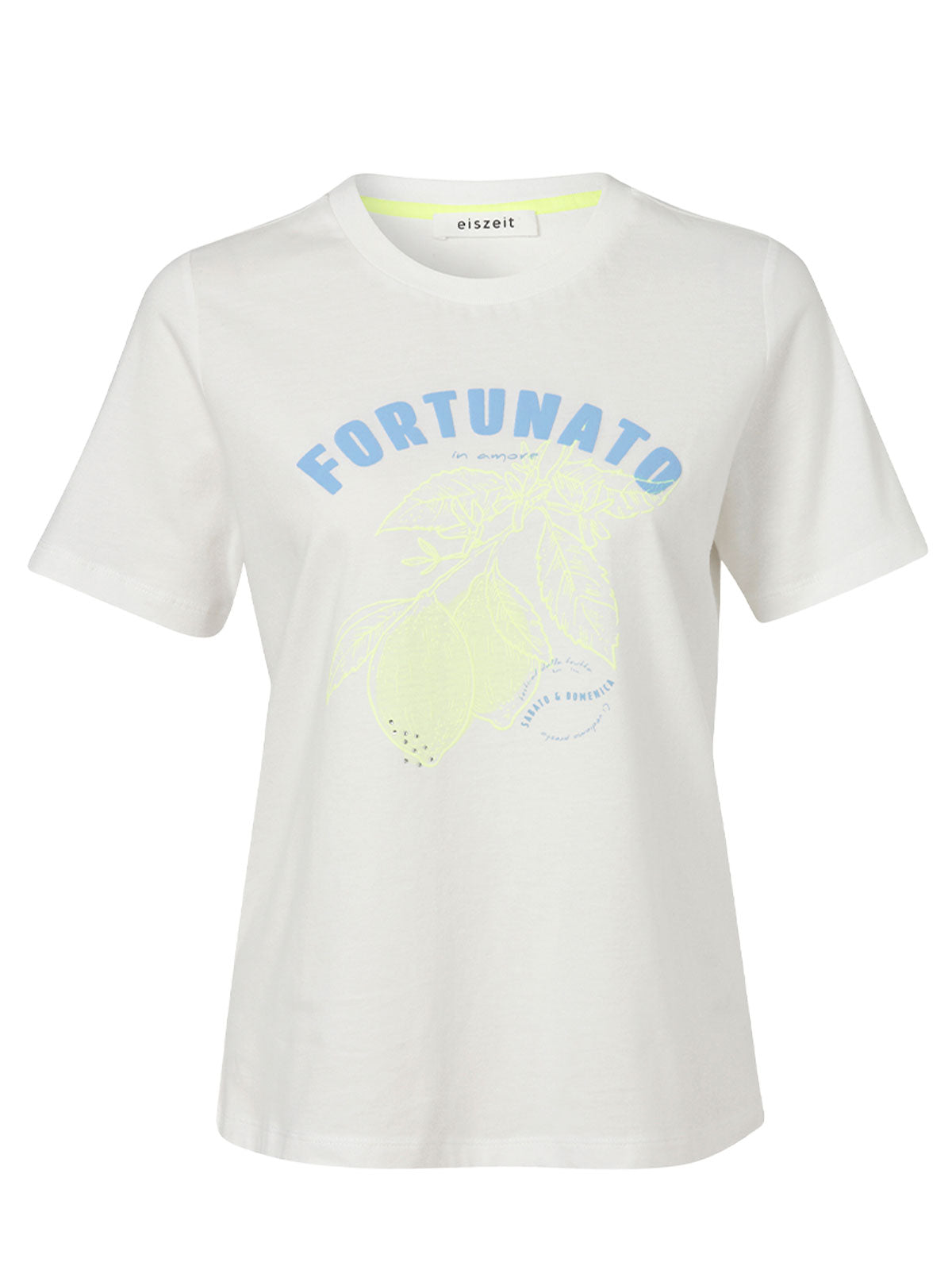 VIA APPIA T-Shirt Rundhals 1/2 Arm Druck Motiv