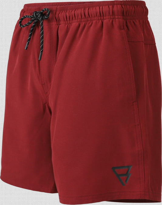 INTERSPORT Bru-conic Men Swim Shorts, Rust Red